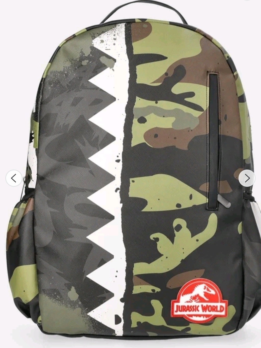 Jurassic World Camouflage Green Backpack for Men